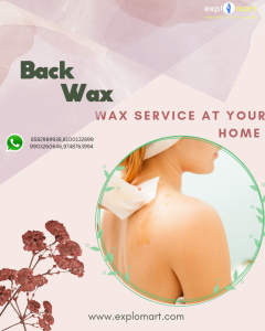 Back waxing service at home