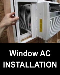 AC (Air Conditioner ) Window AC Installation