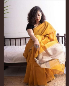 Handloom cotton silk saree